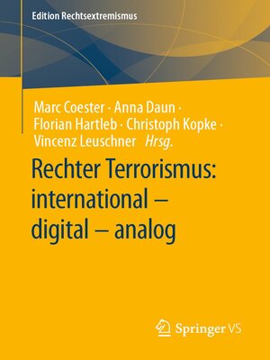 cover image of Rechter Terrorismus